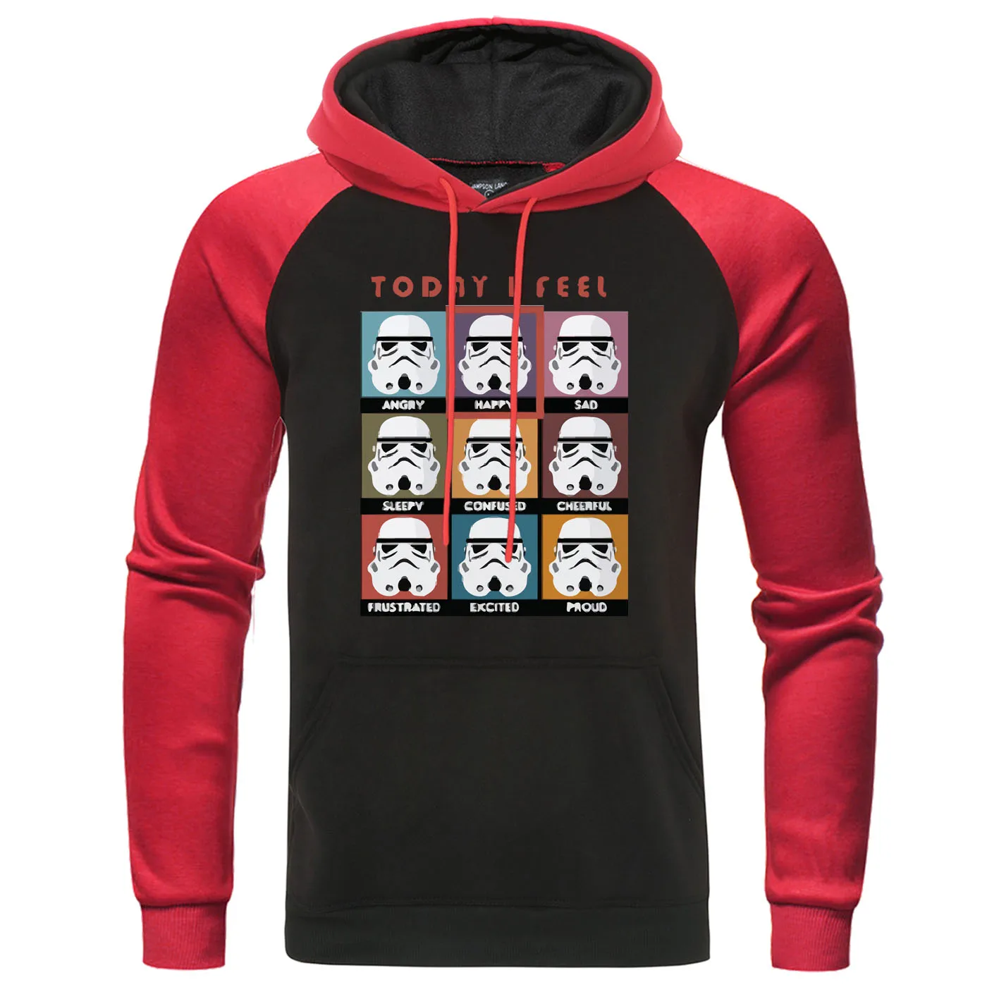 2020 осень зима реглан толстовки Повседневная печать today i feel christmassy stormtrooper Звездные