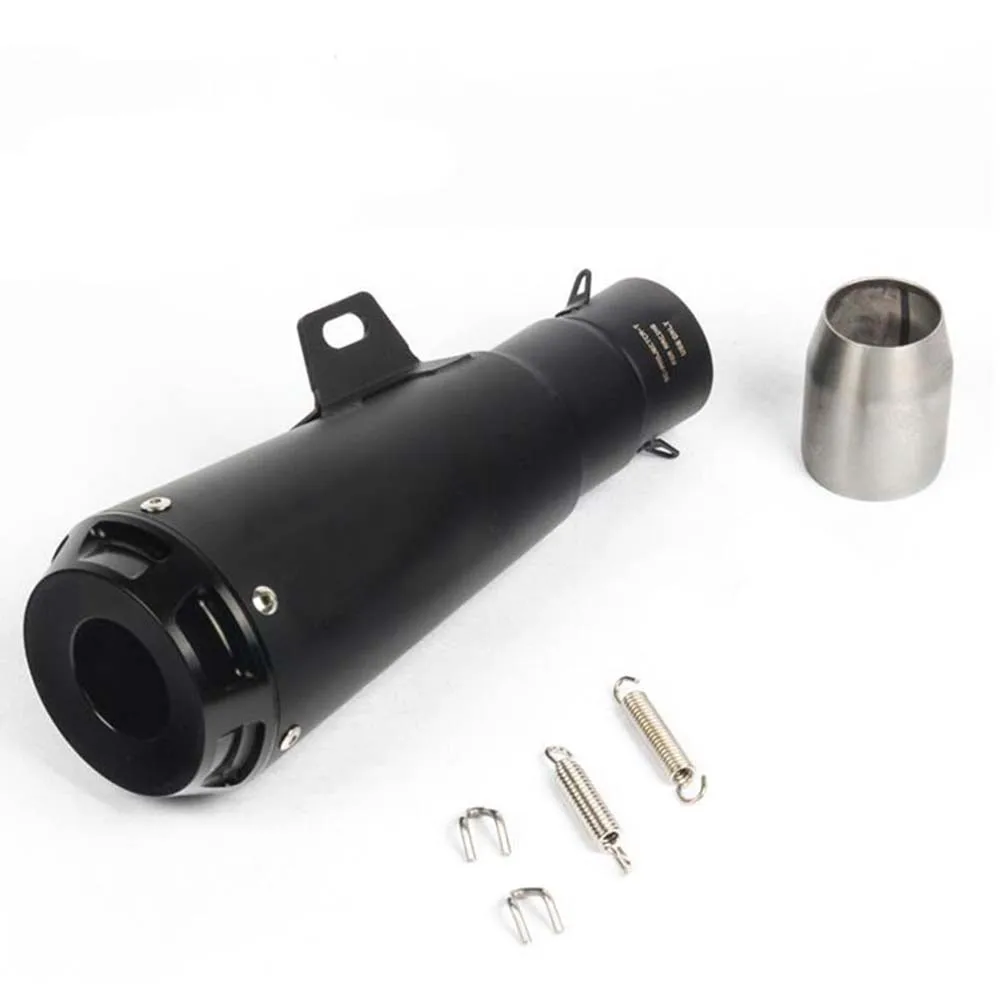 Универсальный 51 мм Глушитель Выхлопной Трубы Мотоцикла Лазерный правый и левый