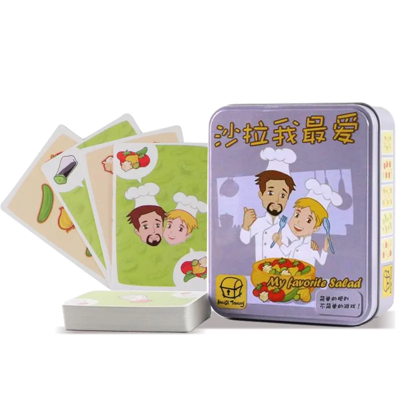 

Iron Box Salad My favorite math logic thinking focus training children's puzzle board game card toys.