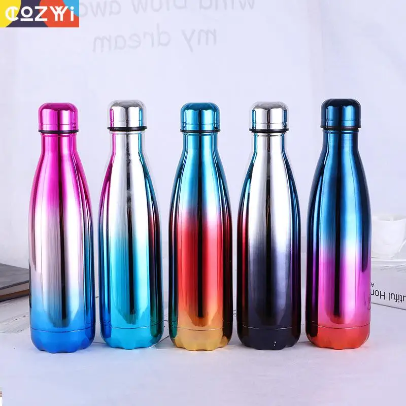 Популярные термос-бутылки для девочек и мальчиков нержавеющая сталь бутылка