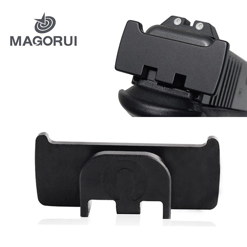 MAGORUI для всех моделей Glock GEN 1 5 пластина заднего скольжения MOS BK|Аксессуары