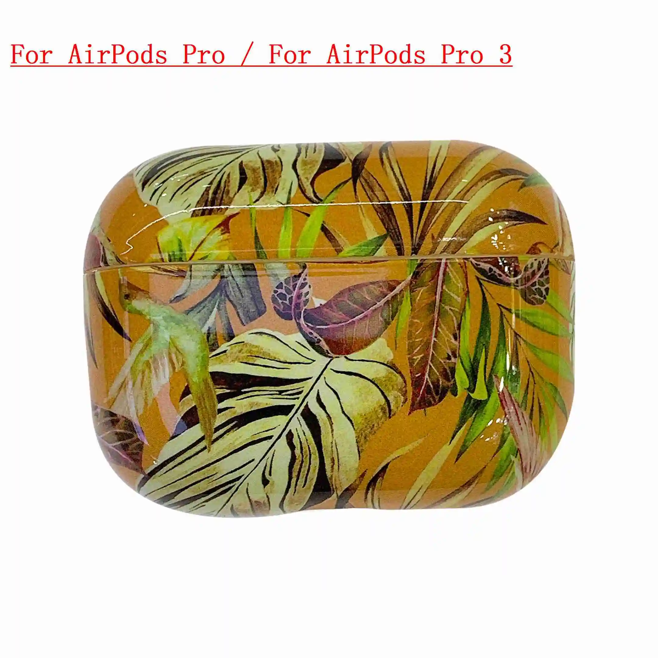 B5 For AirPods Pro Для AirPods Pro для переноски 1/2/3 чехол роскошный цветной чехол с цветочным рисунком для AirPods Беспроводной наушники чехол жесткий чехол fundas - Цвет: B5 For AirPods Pro