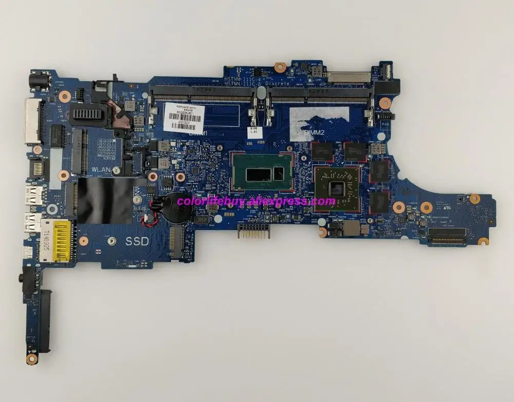 

Genuine 6050A2559101 802536-001 802536-501 802536-601 i7-4510U CPU 216-0842121 Laptop Motherboard for HP 840 850 G1 Notebook PC