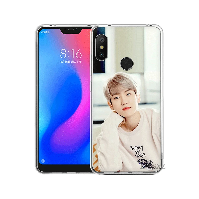 Чехол для Xiaomi Mi 5 мобильного телефона 5S 6 Mix 2S 8 A1 A2 5X 6X Lite F1 9T MAX 3 A3 Pro CC9 CC9E Cover EXO Baekhyun |