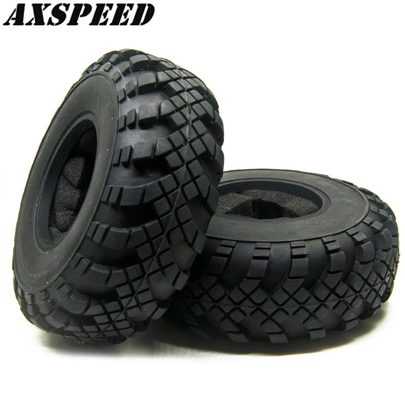 

AXSPEED 2.2" Rubber Tyres RC Car Wheel Tires for 1/10 AXIAL Wraith TRX-4 D90 SCX10 TF2 RC Rock Crawler