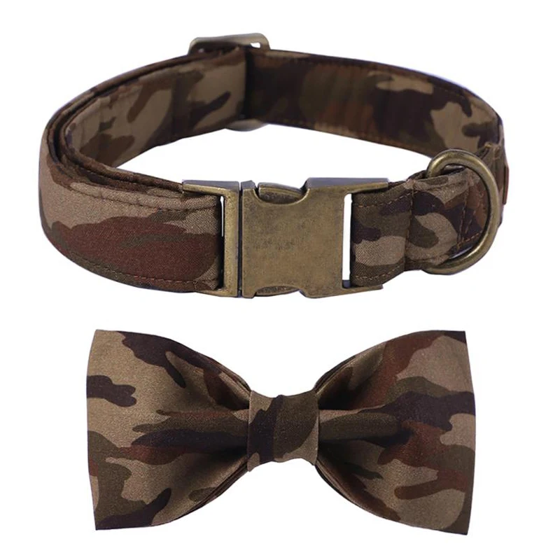 

Unique Style Paws Dog Collar Camouflage Design Adjustable Collar Pattern