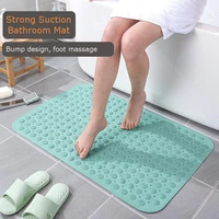 large rectangle pvc anti slip bath mats with drain hole massage round in middle for shower stallbathroom floor