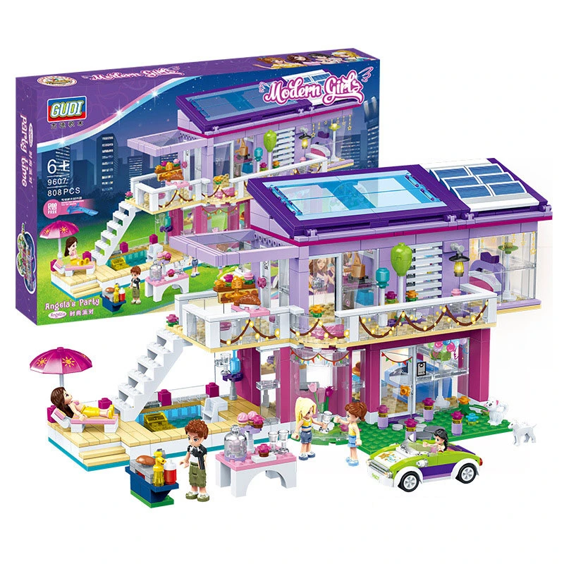 

Girl Series 9601-9607 Modern Girl Assembling DIY Building Block Toys