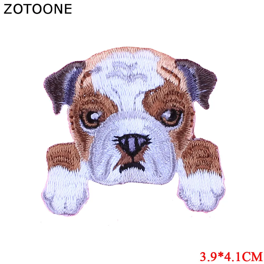 Мультфильм нашивки в форме собак для одежды Железный Вышитые Шитье и