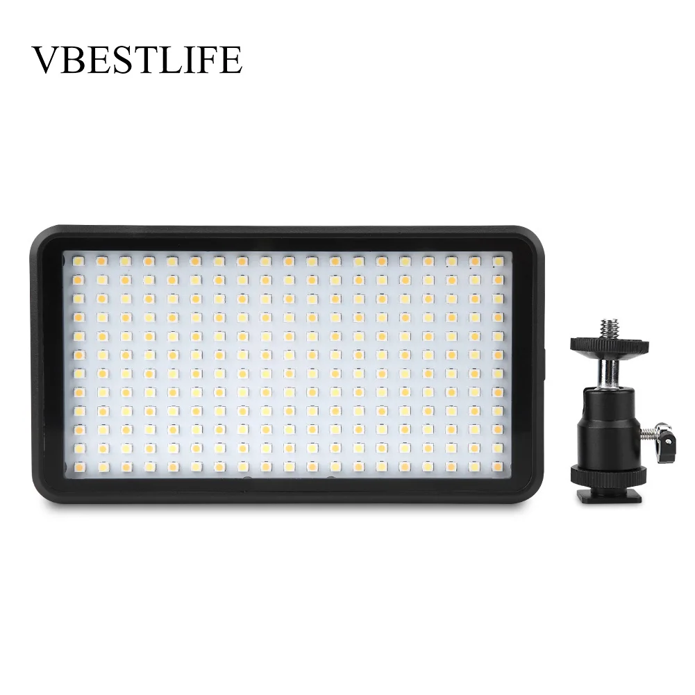 

VBESTLIFE W228 3200K/6000K LED Light Panel Lamp Camera DSLR Video Light