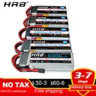 HRB 4S литий-полимерный аккумулятор 14,8 в 5000 мА  ч 6000 мА  ч 4S мА  ч 2200 мА  ч 3300 мА  ч RC Lipo Dean для радиоуправляемых машин, дронов, вертолетов
