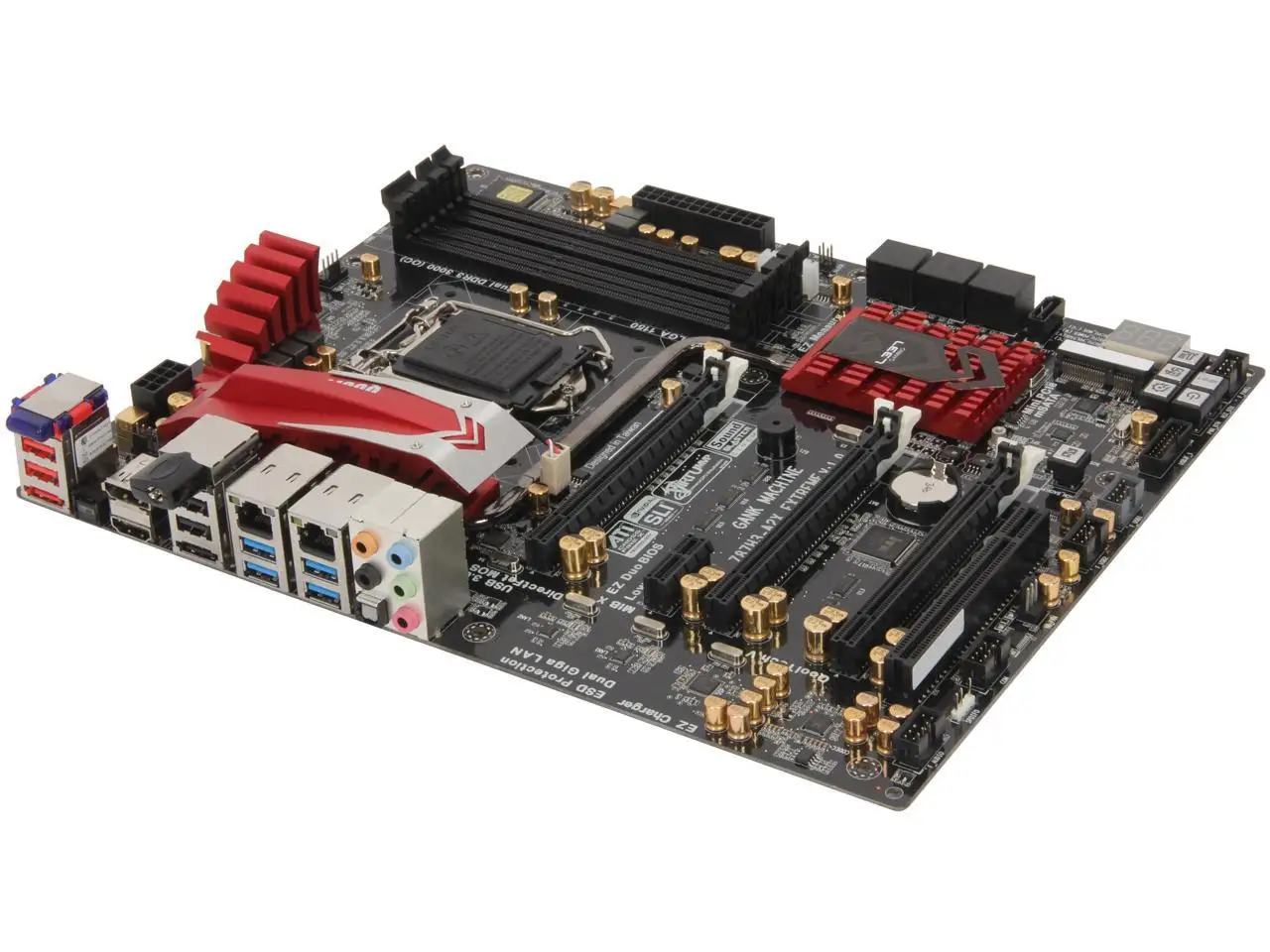 Billig FÜR ECS L337 Gaming GANK MASCHINE Z87H3-A2X EXTREME LGA 1150 Intel Z87 HDMI SATA 6 Gb/s USB 3,0 ATX Intel Motherboard