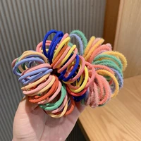 4050 pcsset new girl cute candy color hair circle elastic horsetail head rope hair rope headdress hair accessories oh218