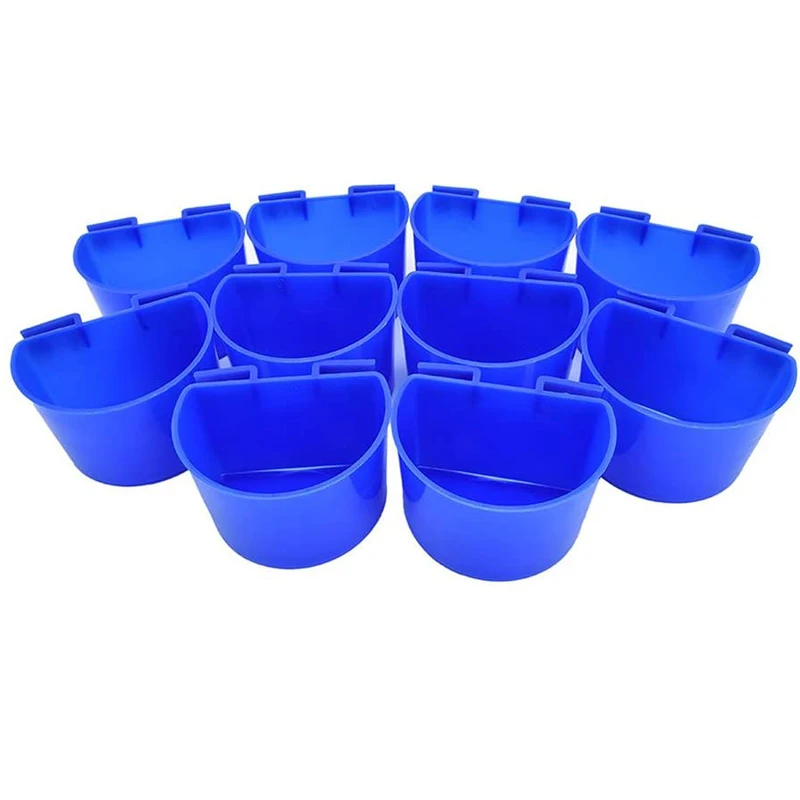 

Pigeons Food Box Hanging Plastic Water Cup Doves Feeder Birds Pigeons Water Food Feeder 10Pcs J99Store