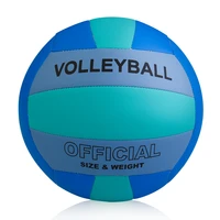 volleyball ball orange size 5 soft indoor outdoor volleyball for game gym training beach play balloon volleyball