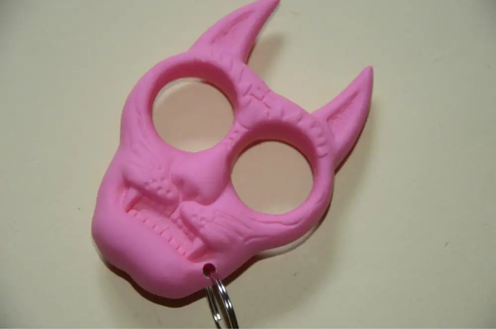 Брелок для ключей с головой тигра пластиковый мини-брелок тигровым пальцем