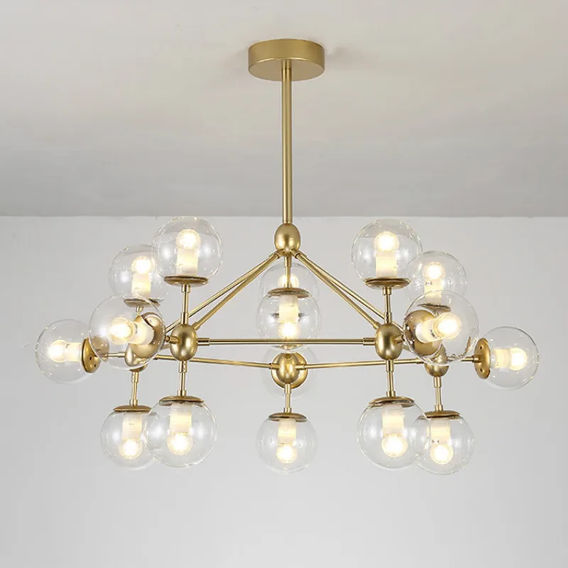 Современный подвесной светильник в скандинавском стиле из черного магического