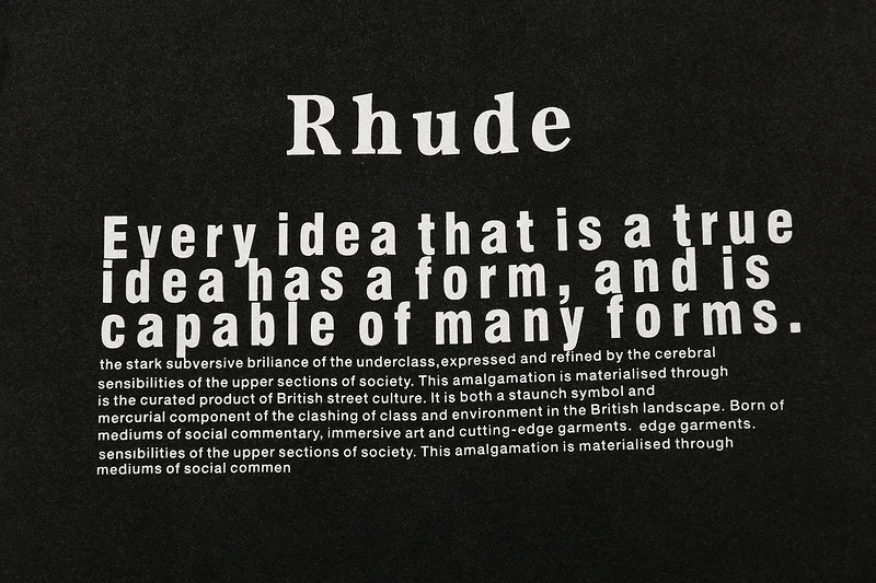 

21ss Rhude T-Shirt high street pure cotton print oversize high quality 1:1 hiphop men women short-sleeve T Shirt bottoming shirt