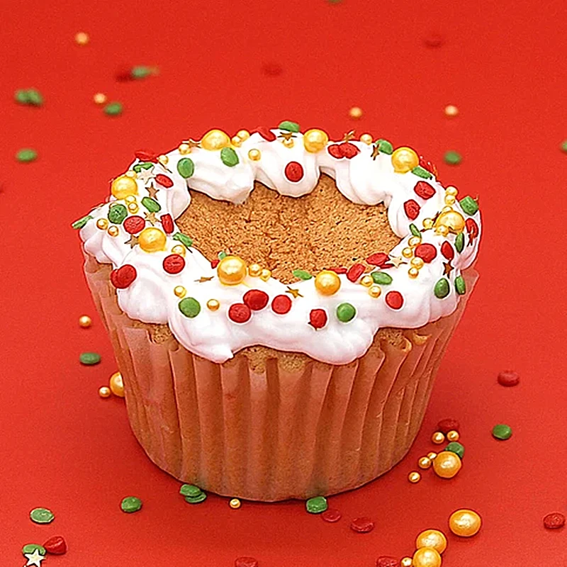 Qsprinkles Перл сахар мяч выпечки для украшения с помощью сахара бисера Торт посыпать