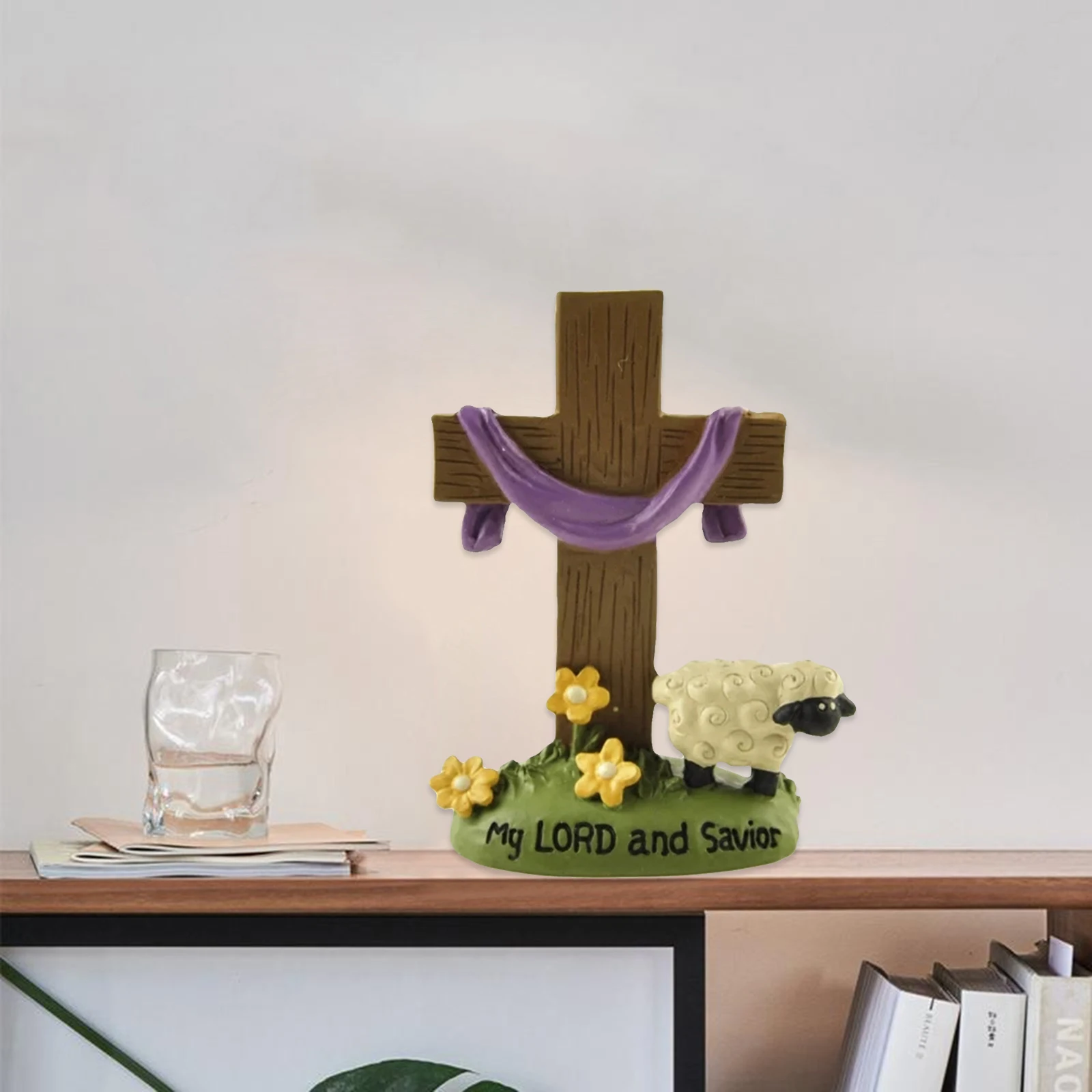 

Christmas Cross Ornament for Living Room Office Bedroom Housewaring Gifts