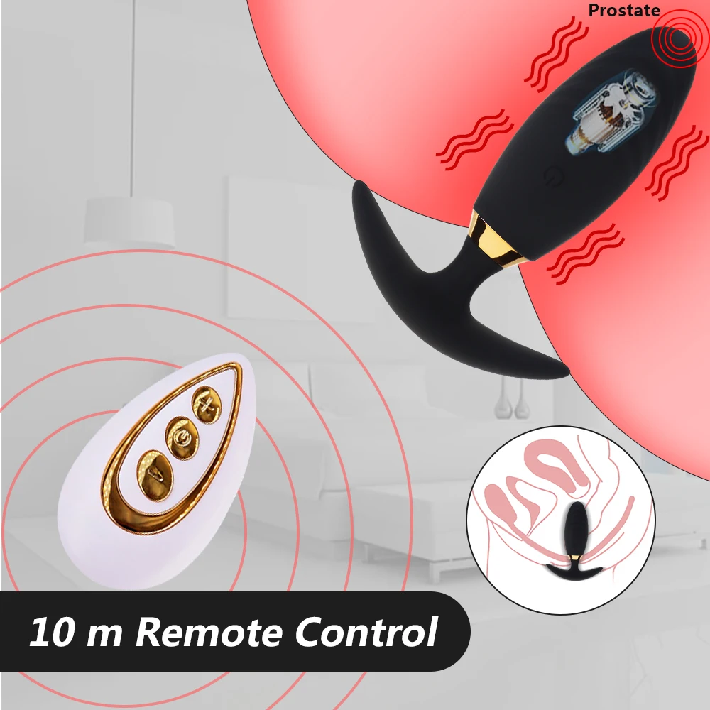 Vibrator Bluetooth Butt-Plug Sex Toys for Men Prostate Massager Pussy Remote Contro Dildo Vagina Anal APP Vibrators | Красота и