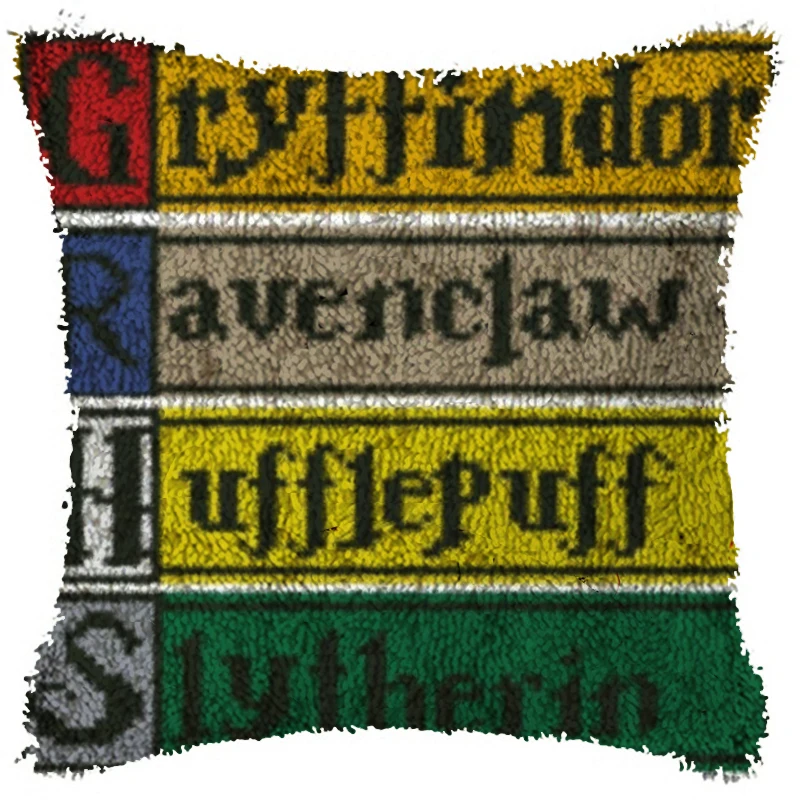 

Latch Hook Rug Kits Cushion Carpet Cover Floor Mat Red leaf Sewing Needlework for Adults Kids Gift