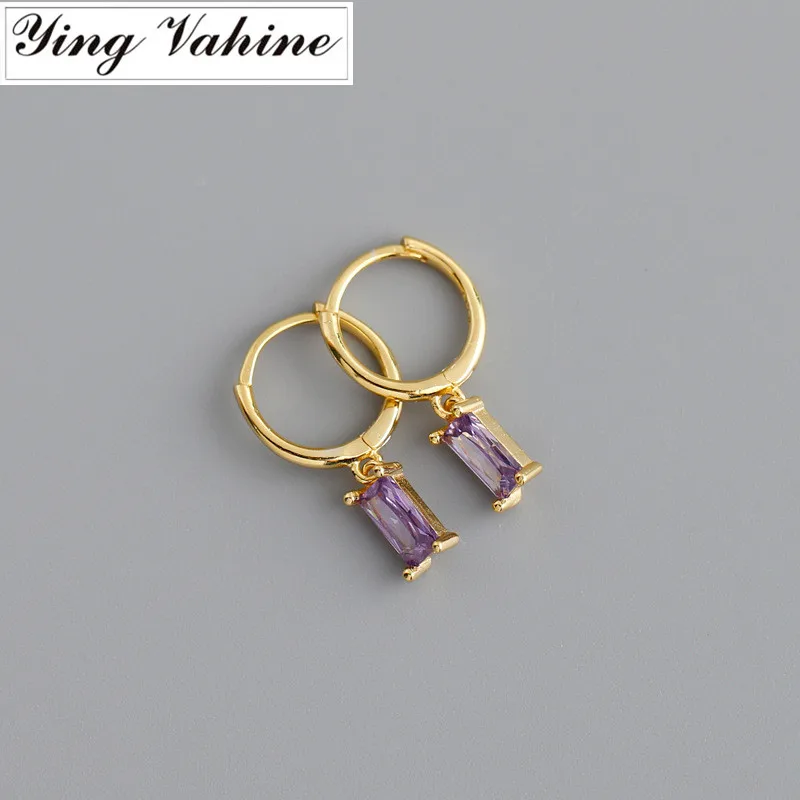 Ying Vahine 100% Стерлинговое Серебро 925 пробы фиолетовые синие цвета шампанского