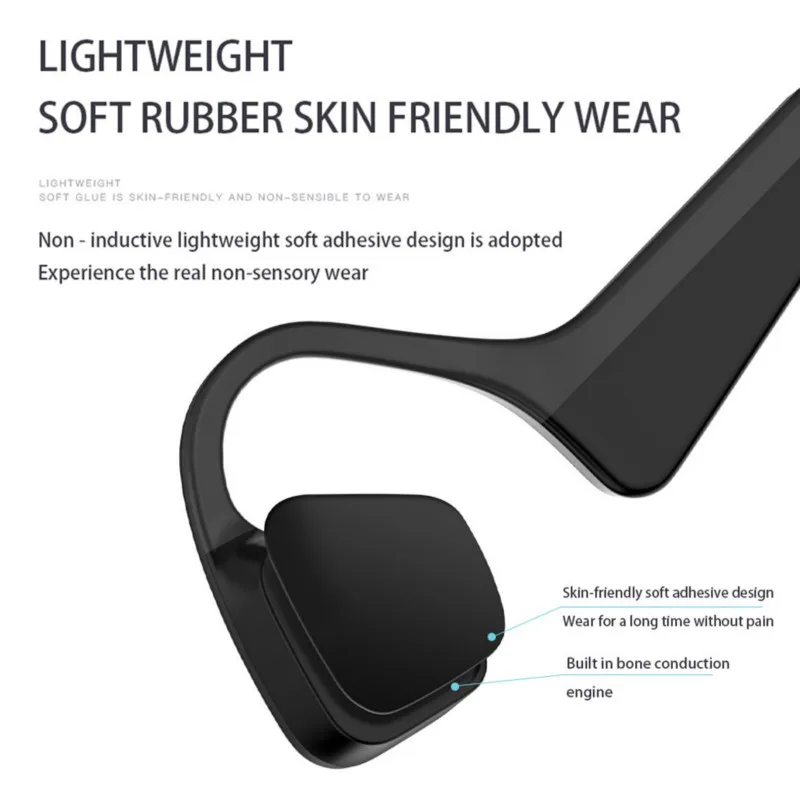 V11 наушники костной проводимости Bluetooth-совместимые Беспроводные спортивные IP56