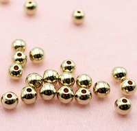 400pcs bulk 6mm gold spacer beads gold round spacer beads necklace spacer beads