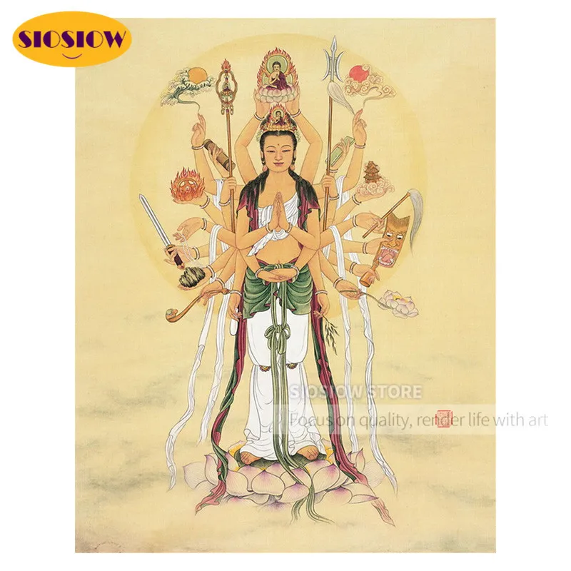 Новый Гуаньинь Бодхисаттвы полная выкладка 5D DIY Религиозные алмазов картина с