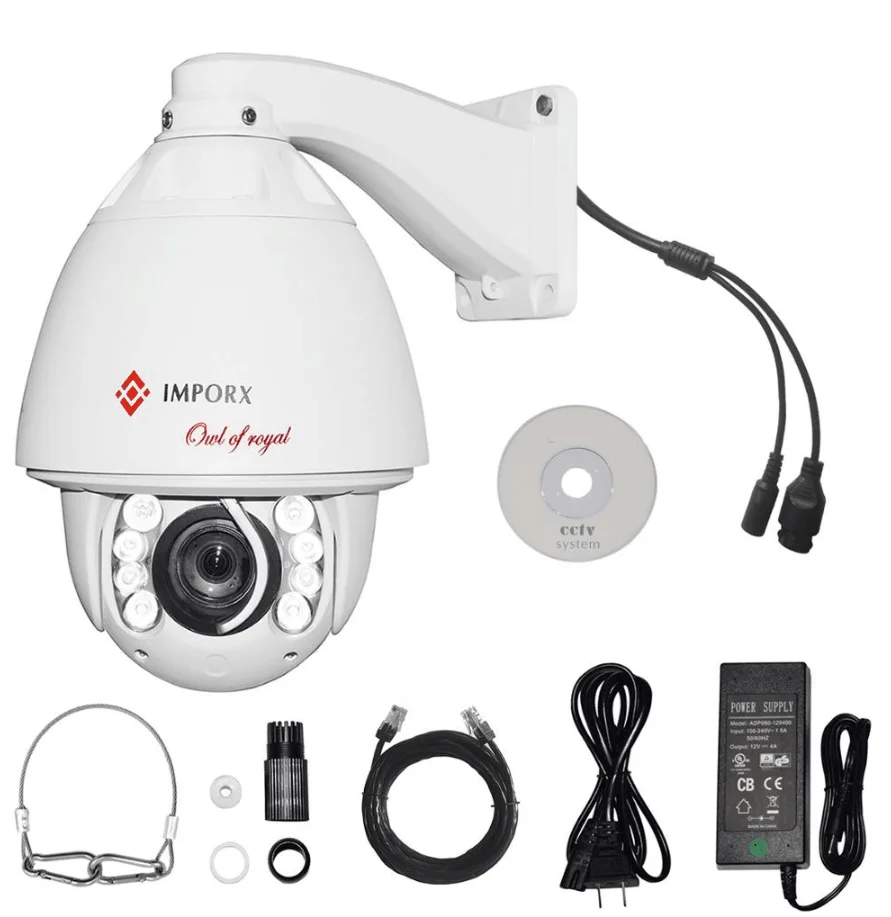 CCTV Авто слежение PTZ IP камера 1080P Full HD 30x оптический зум ONVIF высокая скорость