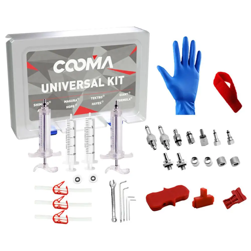 Универсальный комплект для ремонта велосипедного гидравлического дискового