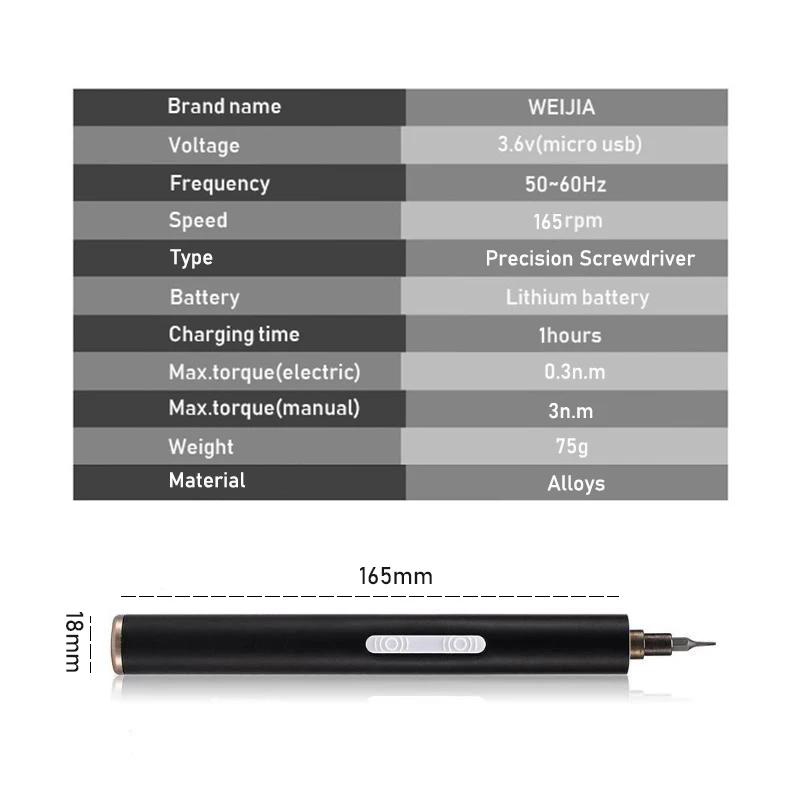 cordless mini electric screwdriver precision phones laptop watch power tool repair chargeable li ion battery screwdriver 8 bits free global shipping