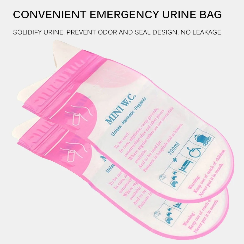4 шт. 700 мл аварийного Портативный Авто моча сумка рвоты сумки мини туалет