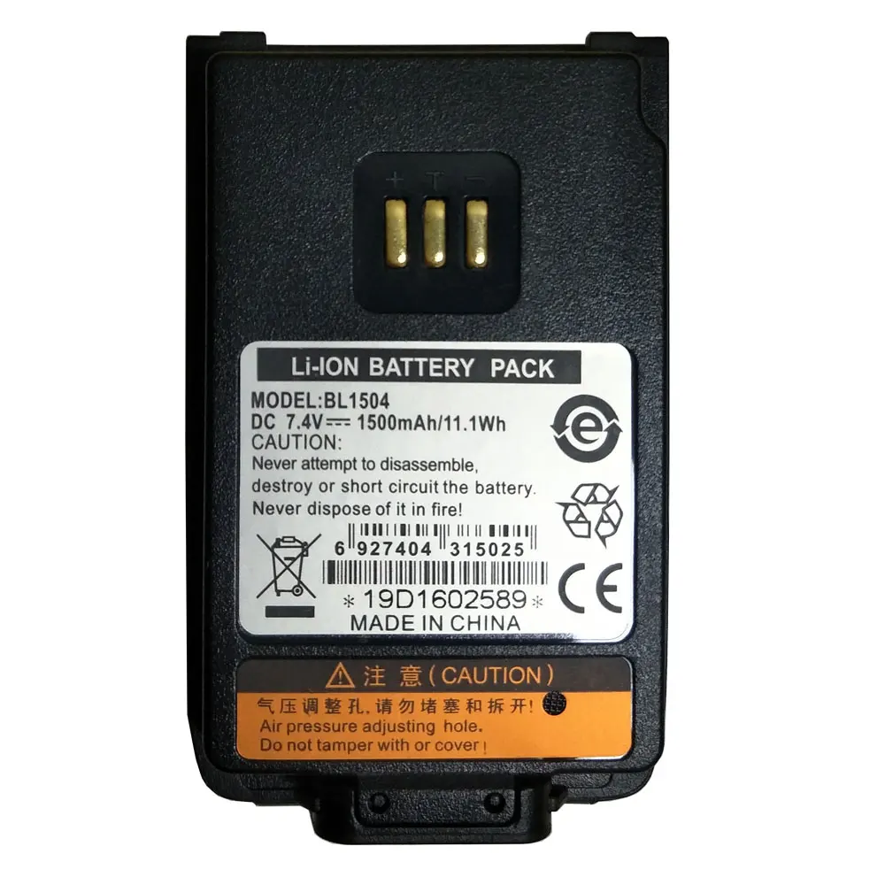 BL2010 2000 мА/ч, литий-ионный аккумулятор Батарея для HYT Hytera радио PD500 PD502 PD560 PD562 PD600 PD660 PD680 PD682 PD405 PD415 PD505 PD665 PD685