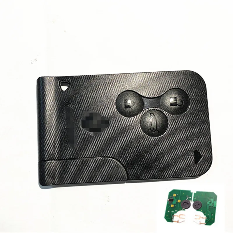 5 шт. 10 20 50 megane 2 ключ 3 кнопки дистанционный PCF7947 чип с логотипом для Renault Megane II |