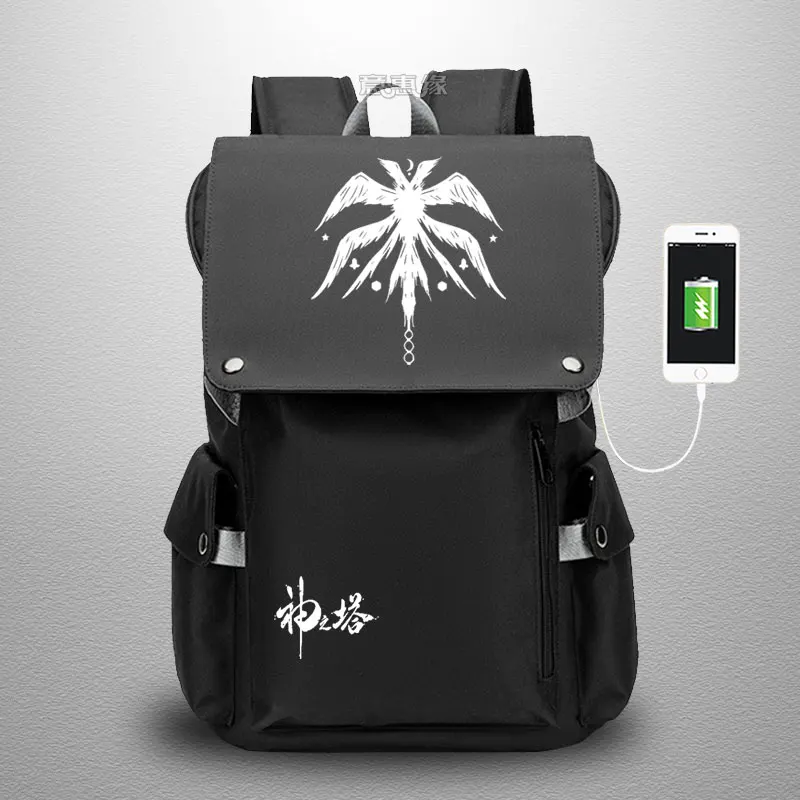 

New Anime Tower of God Backpack Cosplay Student luminous Schoolbags travel bags Oxford bags