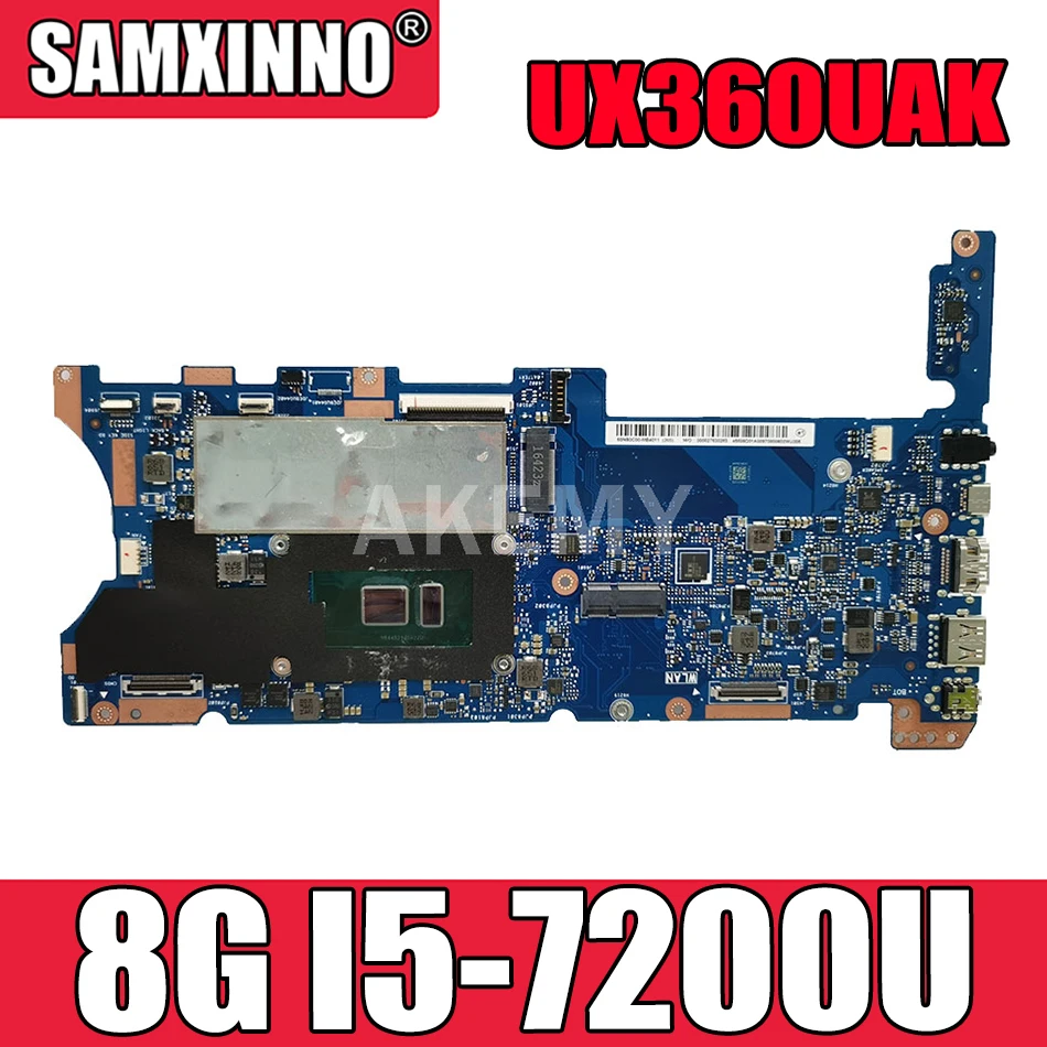 

Akemy Laptop Motherboard For Asus UX360UAK UX360UA UX360U Mainboard 90NB0C00-R00050 8G/I5-7200U