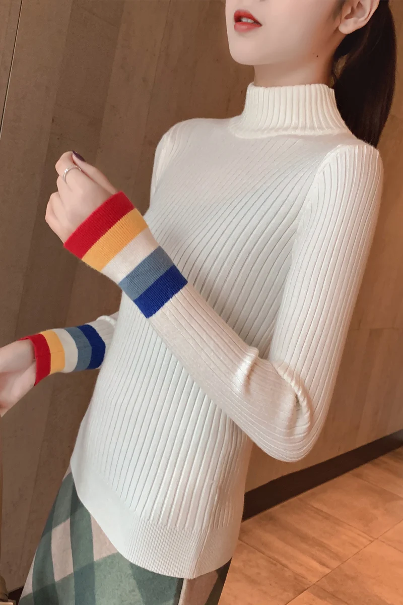 Новинка 2015 года сезон осень-зима водолазка пуловеры свитера рубашка