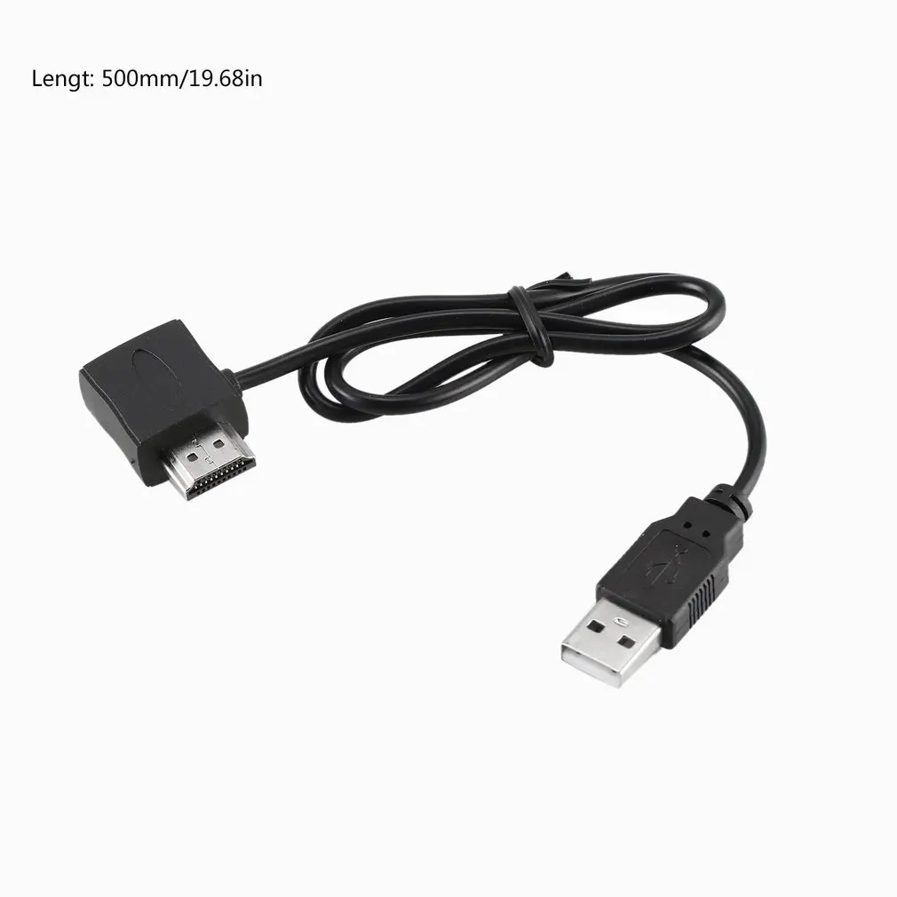 Портативный 50 см USB 2 0 HDMI Совместимый телефон удлинитель Кабель питания для 1080P HDTV