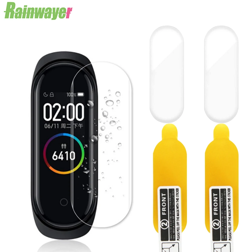 Защита экрана для Mi Band 5 4 3 Защитные пленки Xiaomi Miband мягкая пленка MiBand