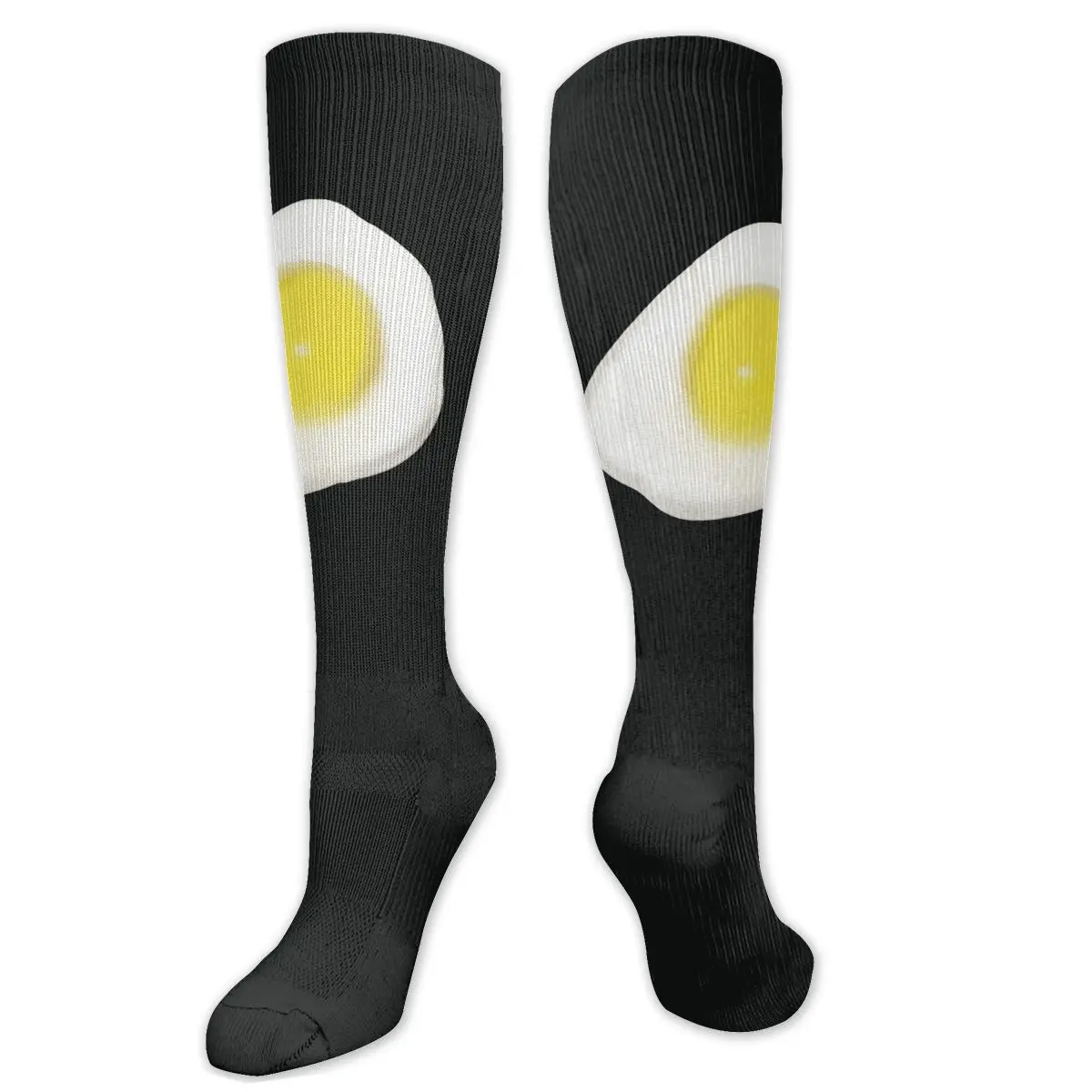 

Компрессионные носки с изображением жареных яиц для женщин и мужчин, широкие мужские носки для медсестер, бега, атлетики