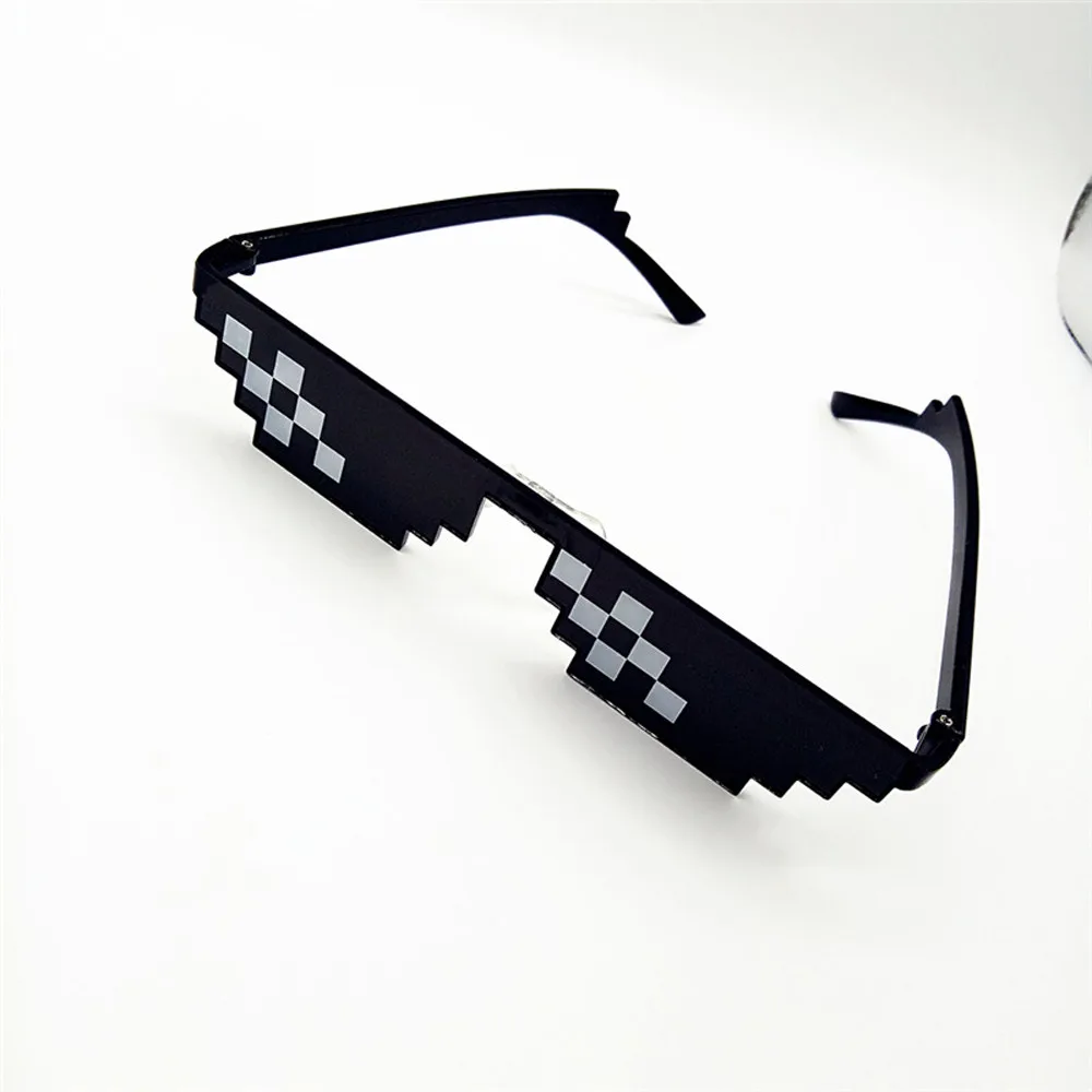 

Anime Glasses 8 Bit Pixel Deal Pretend To Be Cool Black Funny It Sunglasses Unisex Sunglasses Toy Cosplay Lunettes D'anime