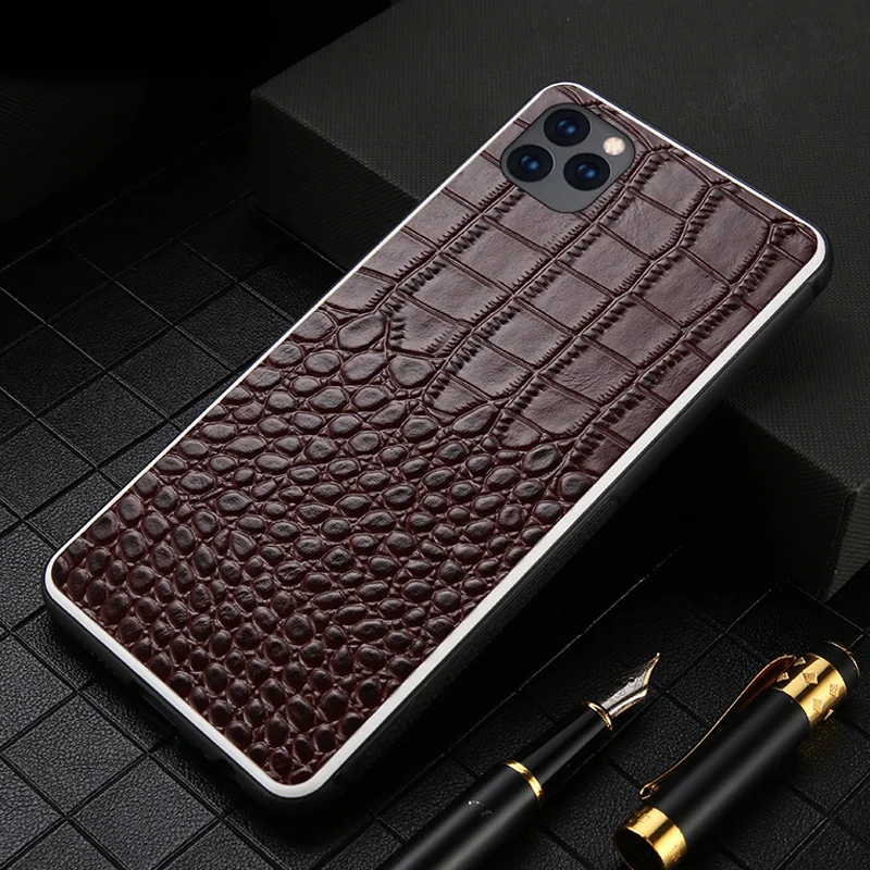 Чехол для телефона из натуральной кожи Apple iphone 11 Pro X XR XS max 360 полный защитный чехол