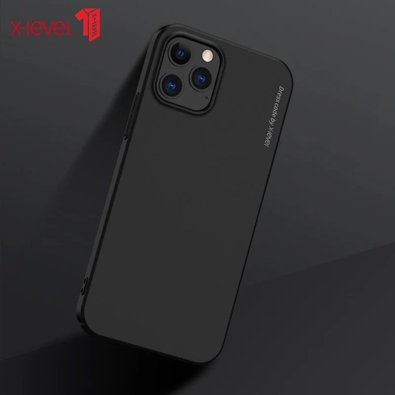 

For iPhone 12 Pro Max Case X-Level Minimalist Thin Hard PC Matte Protective Back Cover for iPhone 12 Pro Case