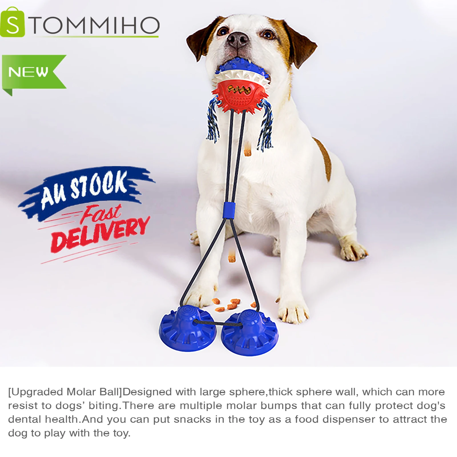

Игрушки для собак STOMMIHO на присосках, набор игрушек для утечки щенков, собак, головоломка для собак, игрушки для ухода за мячом, зубная щетка д...
