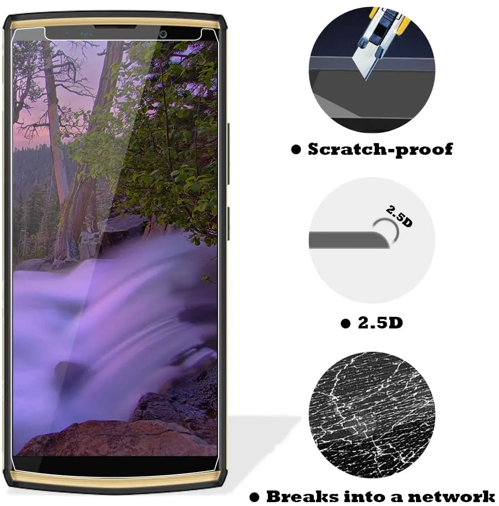 Закаленное стекло для Oukitel K10 K7 K7Pro Prower защитная пленка Взрывозащищенная защита