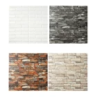 3D наклейки на стену, самоклеящиеся водонепроницаемые панели из пенопласта, 70 х77 см, для гостиной, фона телевизора, детские обои