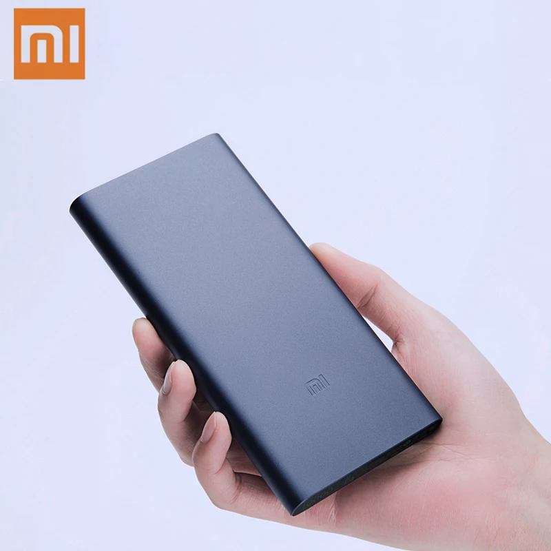 Xiaomi 10000 мАч power bank повербанк Внешний аккумулятор банка 18 W Быстрая зарядка пауэр