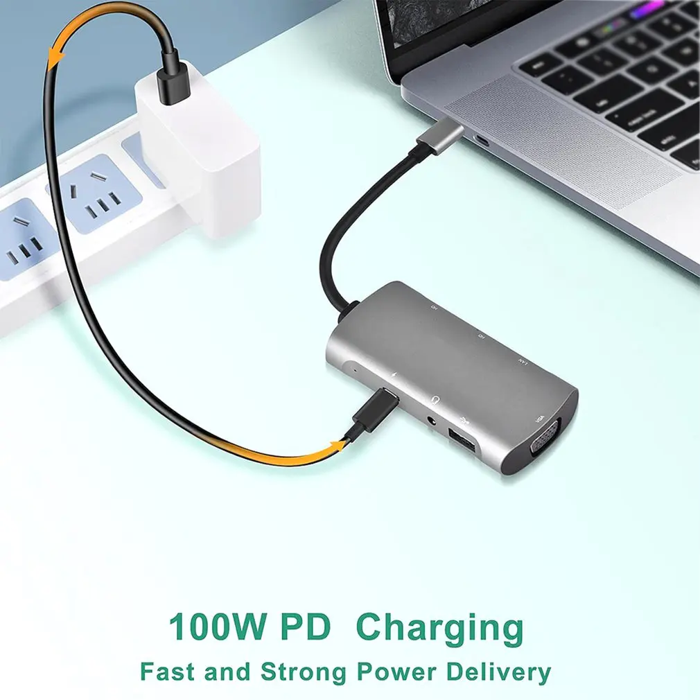

USB C , 3 USB HDMI- 100 PD